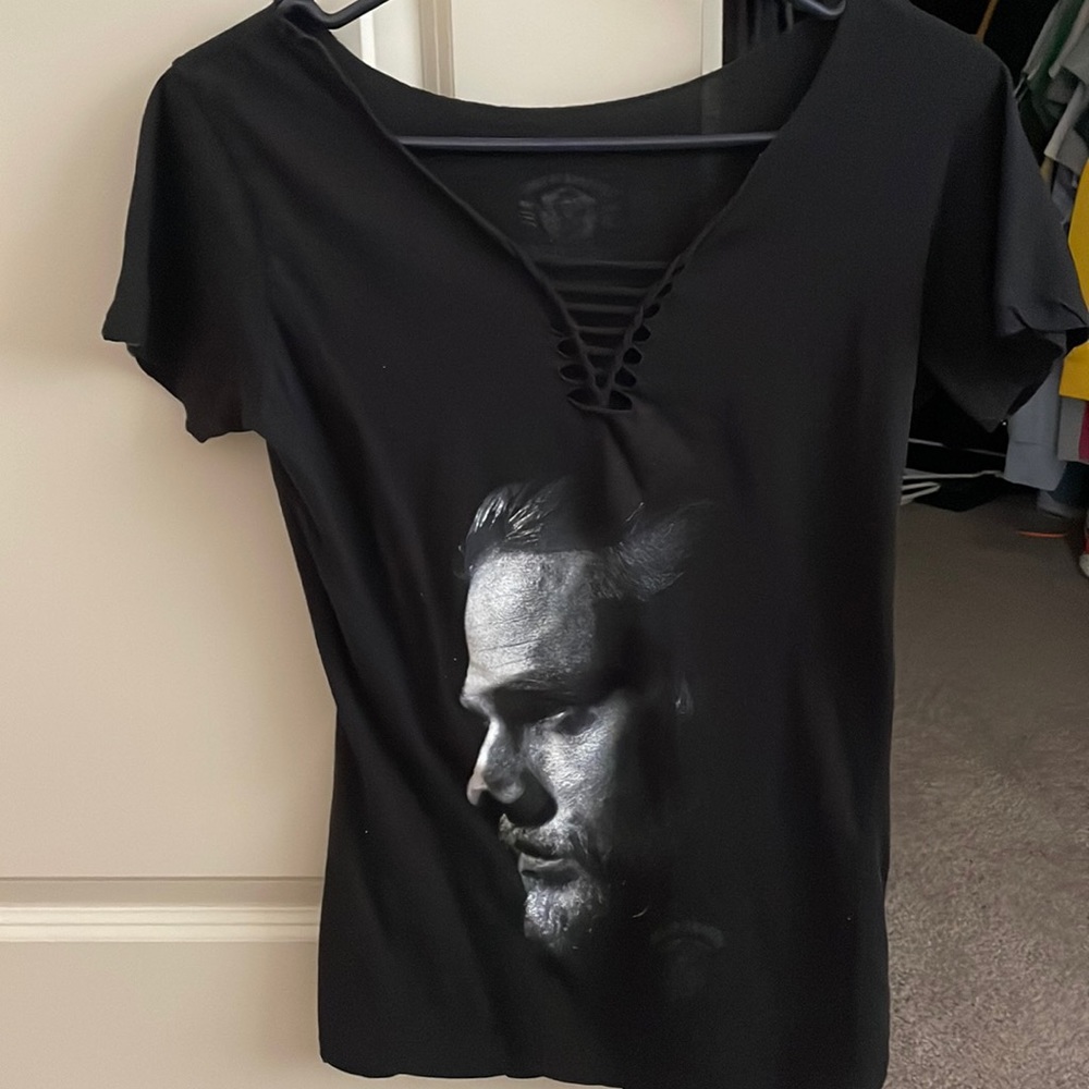 Sons Of Anarchy Black Graphic Tee Shirt Size L